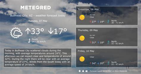 Weather Bullhead City, AZ 14 days - Meteored