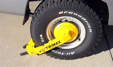 Trimax Adjustable RV and Trailer Wheel Lock