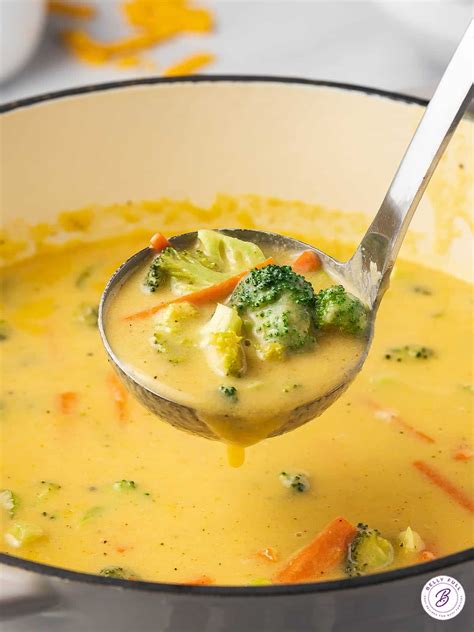 Broccoli Cheddar Soup Recipe - Belly Full