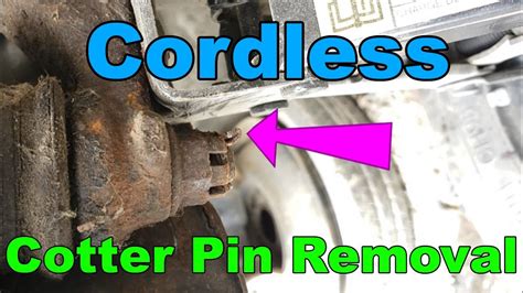 Cordless cotter pin removal tool (impact wrench) - YouTube