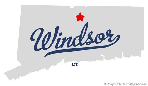 Map of Windsor, CT, Connecticut