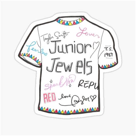 Junior Jewels Shirt Template