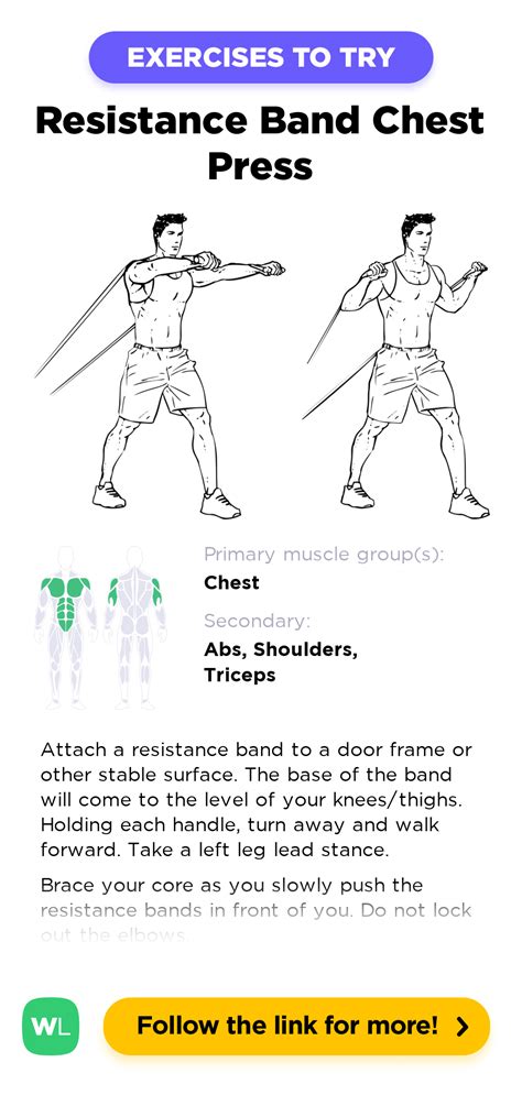 Resistance Band Chest Press – WorkoutLabs Exercise Guide