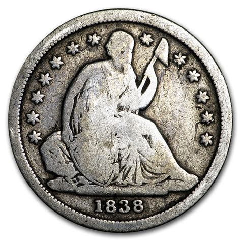 Buy 1838 Liberty Seated Dime Large Stars Good | APMEX