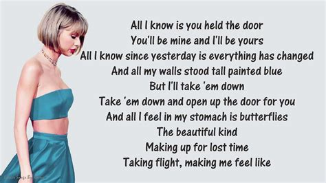 Taylor Swift - Everything Has Changed ft. Ed Sheeran | Lyrics Songs ...