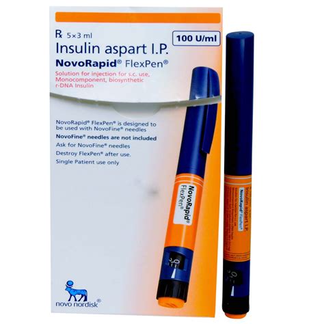 Novorapid & Fiasp Insulin Aspart Injection, Prescription, Treatment ...