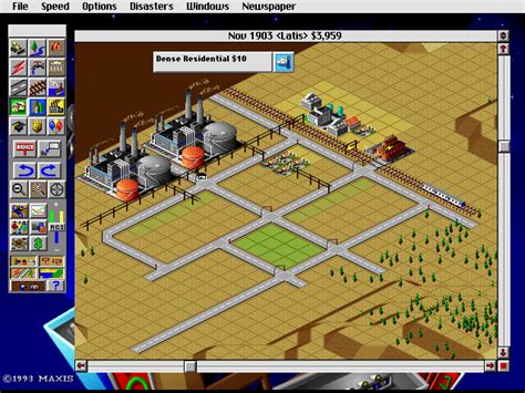 The original Sim City! The only one i ever played haha then it got too ...