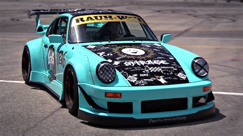 Widebody Porsche 930 Turbo by Rauh-Welt Begriff RWB in Action! | Start ...