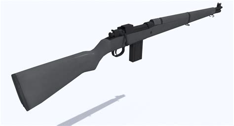 Springfield Rifle Multiple Variations 3d Model