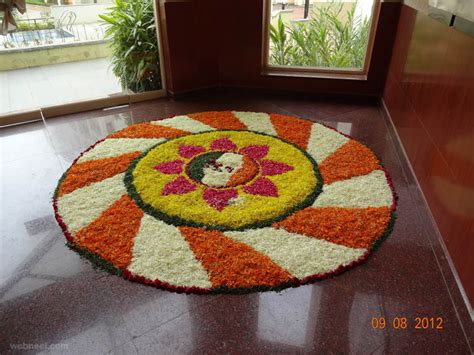 60 Most Beautiful Pookalam Designs for Onam Festival - part 3