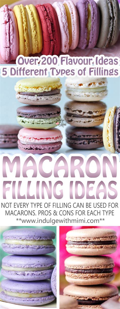 Yummy Macaron Filling Ideas | Macaron flavors, Macaron filling, French ...