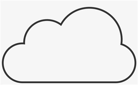 Transparent Cloud Outline - Line Art - Free Transparent PNG Download ...