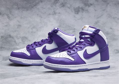 Nike Dunk High Varsity Purple DC5382-100 Release | SneakerNews.com