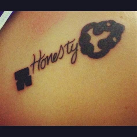 Honesty is the key tattoo. | Honesty tattoo, Tattoos, Key tattoo