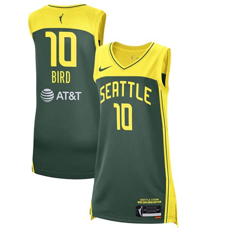 Unisex Seattle Storm Sue Bird Nike Green 2021 Victory Player Jersey ...