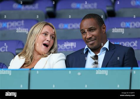 Paul Ince and wife Claire in the stands during the Premier League match ...