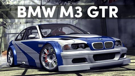 NFS Most Wanted - How to Start a Career with BMW M3 GTR - YouTube