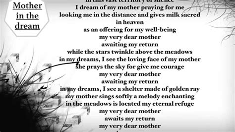 Christian death dream for mother lyrics - groupsseka