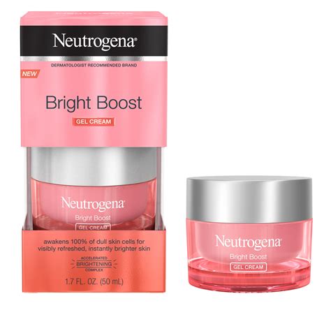 Neutrogena Bright Boost Brightening Gel Moisturizer Face Cream, 1.7 fl ...