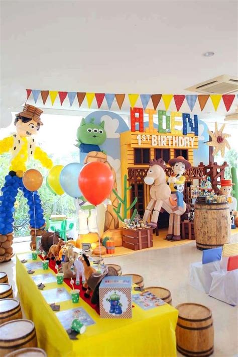 Kara's Party Ideas Colorful Toy Story Birthday Party | Kara's Party Ideas