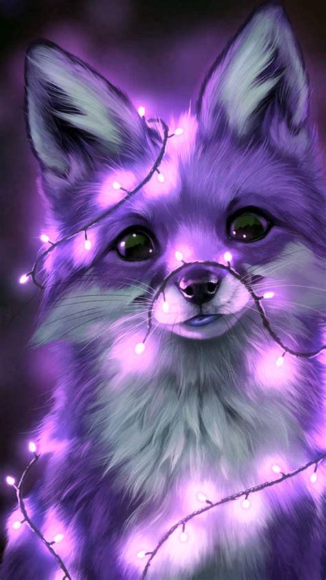 Purple Fox Wallpapers - Wallpaper Cave