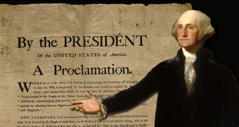 George Washington's Thanksgiving Proclamation from 1789