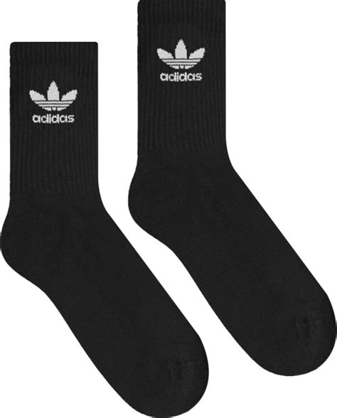 Adidas Originals Black Trefoil Logo Socks | INC STYLE