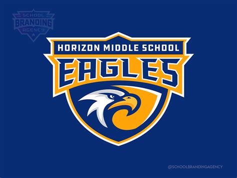 Horizon Middle School Logo Design by School Branding Agency on Dribbble