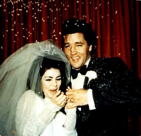 45 Candid Photographs of Elvis and Priscilla Presley on Their Wedding ...