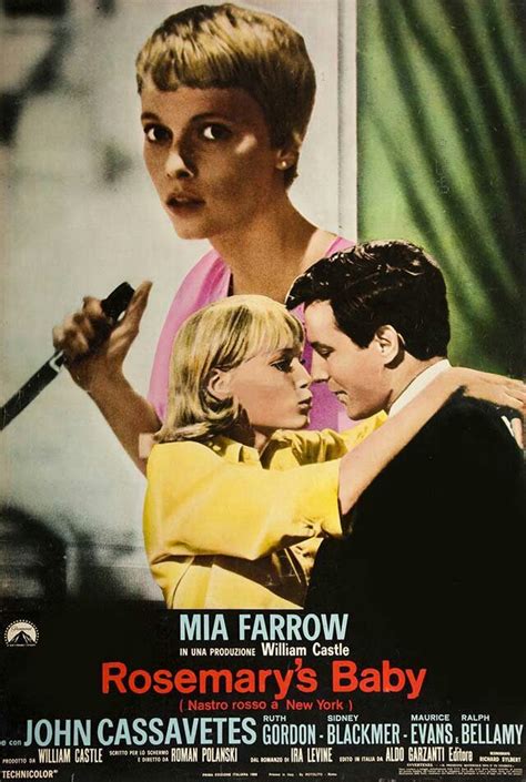 Rosemary's Baby, 1968 - Mia Farrow and John Cassavetes. Directed by ...