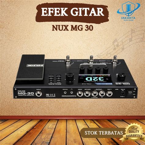 Efek Gitar Listrik Elektrik Guitar Nux MG 30 Mg-30 Original Efek Gitar ...