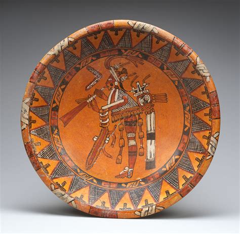 Plate with Trumpeter | Maya | The Metropolitan Museum of Art