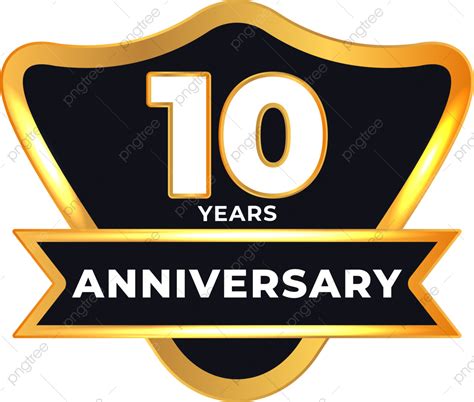 10 Years Anniversary PNG | PNG All