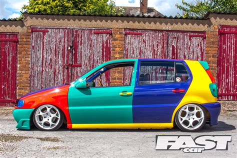 Modified Harlequin VW Polo | Fast Car