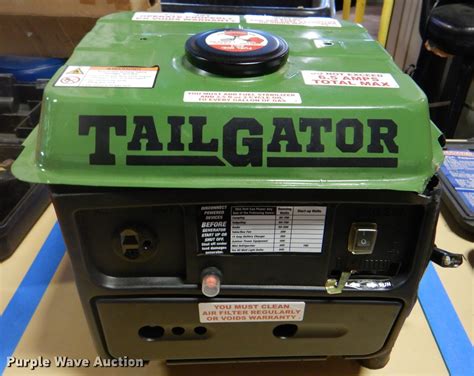 Tailgator generator in Tulsa, OK | Item KV9409 sold | Purple Wave