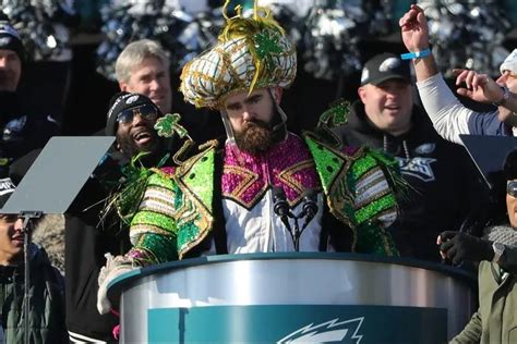 Jason Kelce's latest adventure: a Mummer's gig this weekend