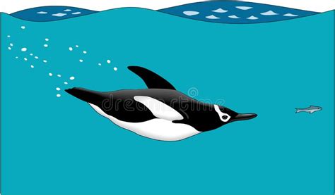 Penguin Swimming Clipart - 55+ Koleksi Gambar