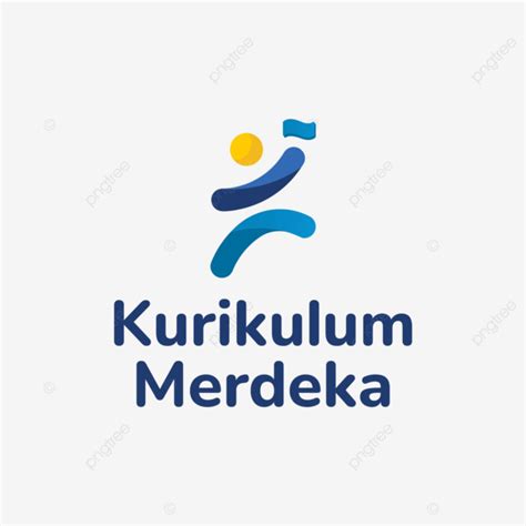 Logo Resmi Kurikulum Merdeka Belajar Mengajar Desain Horizontal Vektor ...