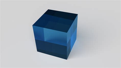 Glass Cube Free 3D Model - .fbx - Free3D