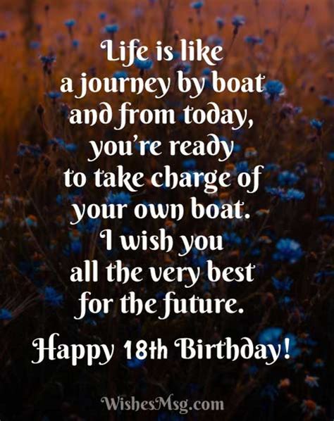 18th Birthday Wishes - Happy 18th Birthday Messages and Quotes