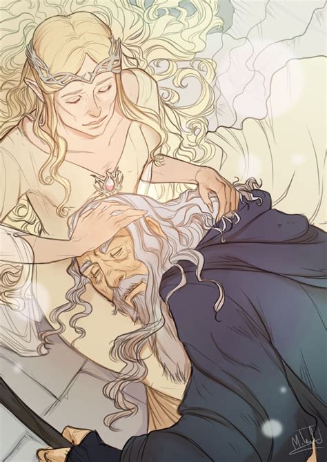 Gandalf and Galadriel by Mikado13 on DeviantArt