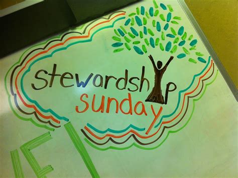 Rev. Brian Blogs: Whiteboard: Stewardship Sunday