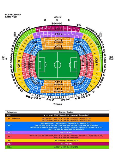 Información para encontrar su asiento en el Camp Nou