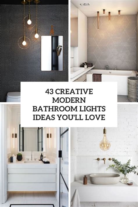 55 Bathroom Lighting Ideas For Every Style Modern Light Fixtures For ...