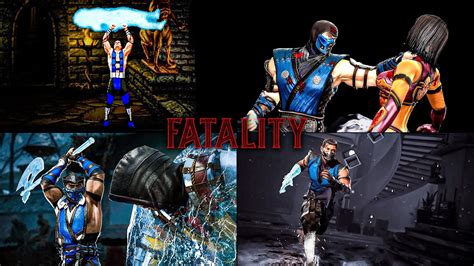 All Sub-Zero Fatalities in Mortal Kombat Games 1992-2023 | 2K 60FPS # ...