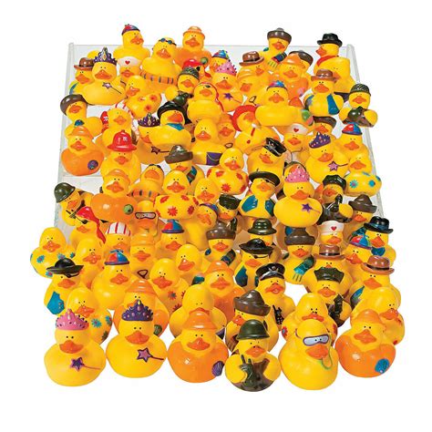 Bulk Rubber Ducky Assortment - 100 Pc. - Toys - 100 Pieces | eBay