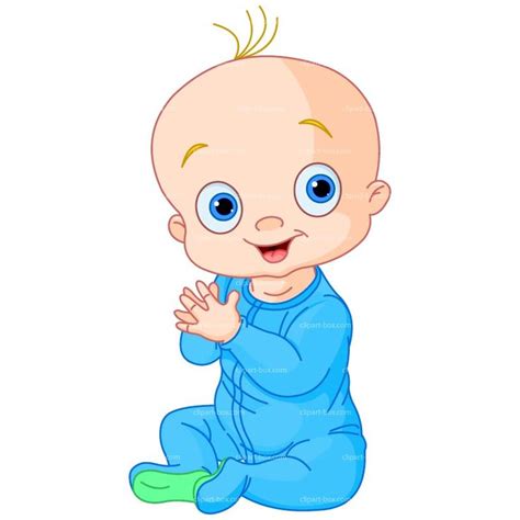 Clipart baby boy clapping free vector design – Clipartix