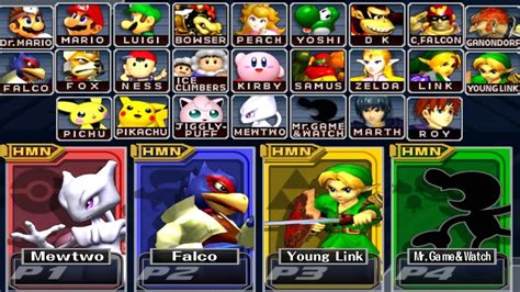 Super Smash Bros Melee - How to Unlock All Characters - YouTube