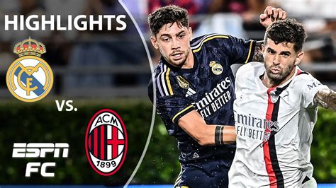 AC Milan vs. Real Madrid | Full Game Highlights | ESPN FC - YouTube