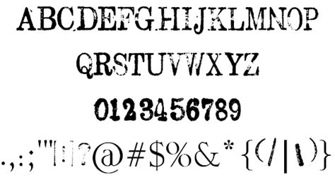 Rubber Stamp Windows font - free for Personal